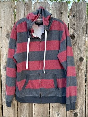 Knickerbocker Vintage Design Striped men’s Hoodie Size XL Pullover